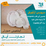 سرویس25 پارچه آفر اینتیمینی صورتی قالب کنگره کد 50110