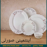 سرویس25 پارچه آفر اینتیمینی صورتی قالب کنگره کد 50110