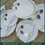 سرویس 25 پارچه آیروپال لورنزا بنفش قالب کنگره کد 50126