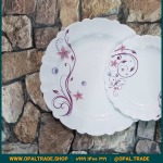 سرویس 25 پارچه آیروپال مارال بنفش قالب کنگره کد 50128