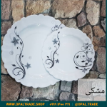 سرویس 25 پارچه آیروپال مارال مشکی قالب کنگره کد 50129