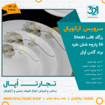 سرویس 26 پارچه رزگلد قالب Diwali کد 60125