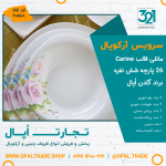 سرویس 26 پارچه مانلی قالب Carine کد 60158