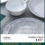 سرویس 26 پارچه ترنج طوسی قالب Diwali کد 60114