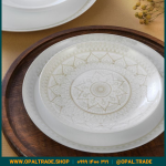 سرویس 26 پارچه اطلس عسلی قالب Diwali کد 60122