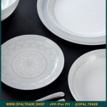 سرویس 26 پارچه اطلس طوسی قالب Diwali کد 60123