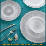 سرویس 26 پارچه رادیکال طوسی قالب Diwali کد 60127