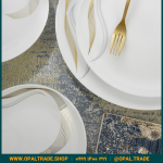 سرویس 26 پارچه شمل طلایی قالب Diwali کد 60128