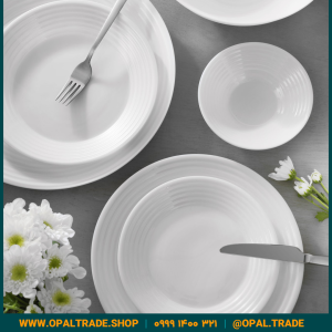 سرویس 26 پارچه سفید قالب Harena کد 60145