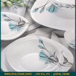 سرویس 26 پارچه آذین فیروزه ای قالب Carine کد 60148