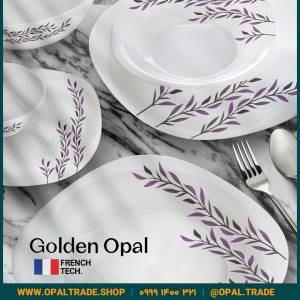 سرویس 26 پارچه گندم صورتی قالب Carine کد 60153