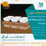 سرویس اردوخوری مستطیل موج سه خانه کد90107