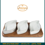 سرویس اردو خوری رویال سه خانه کد90103