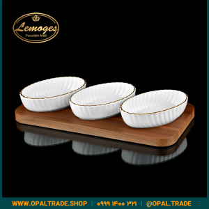 اردوخوری بیضی سه خانه کارمن کد90105