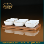 سرویس اردوخوری مستطیل موج سه خانه کد90107