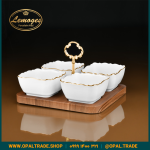 سرویس اردو خوری مربع موج چهارخانه کد90109