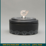 ظروف کادویی سرامیکی ظرف دربدار بزرگ چار باغ کد 80121