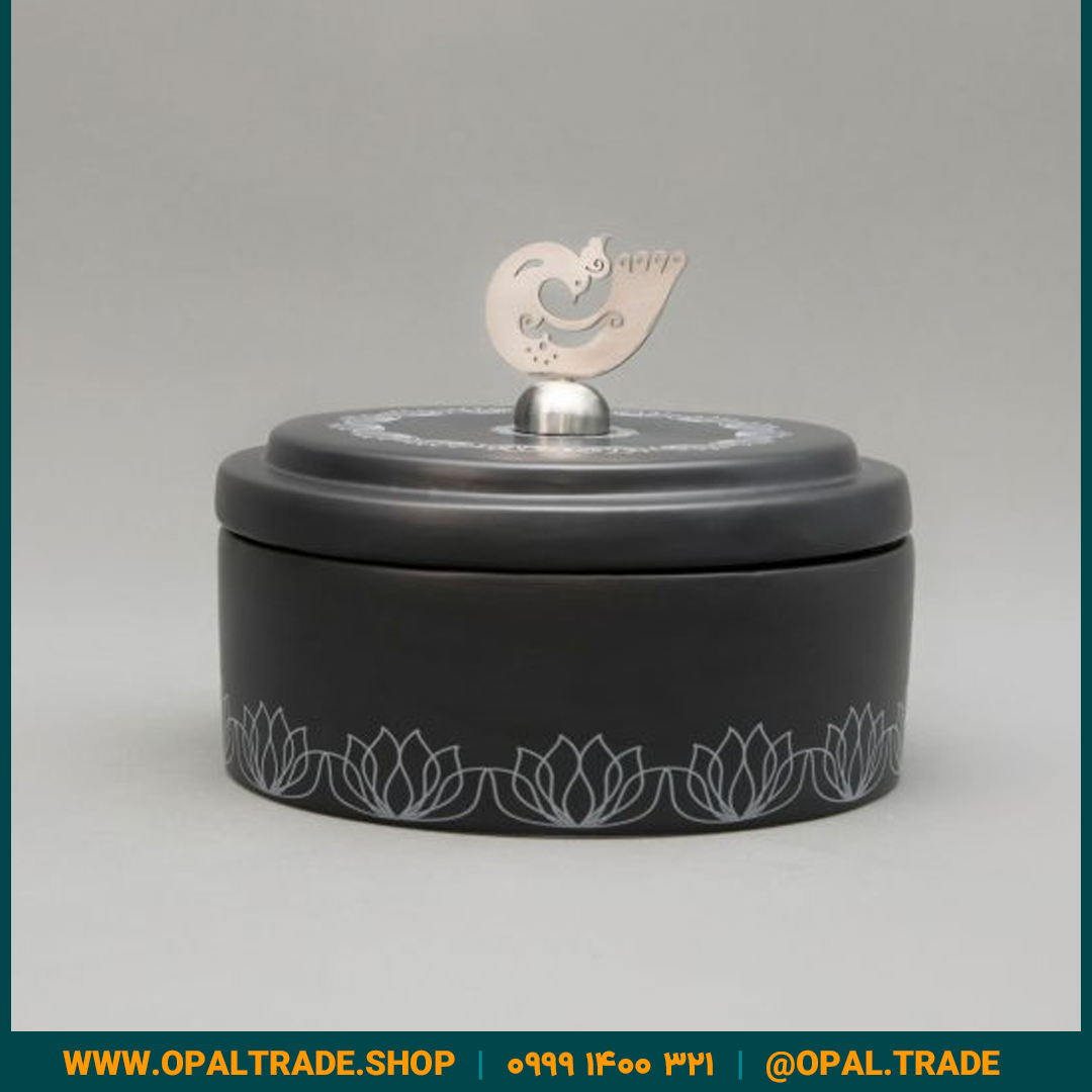 product-post-seramik-acs-bigpic-80121-3 ظروف کادویی سرامیکی ظرف دربدار بزرگ چار باغ کد 80121 - Image 1