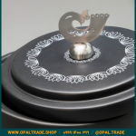 ظروف کادویی سرامیکی ظرف دربدار بزرگ چار باغ کد 80121 - Image 7