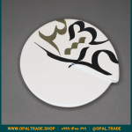 ظروف کادویی سرامیکی بشقاب تک تایپو طلا کد 80130