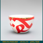 ظروف کادویی سرامیکی پیاله تایپو رنگی کد 80135