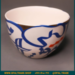 ظروف کادویی سرامیکی  کاسه گود بزرگ تایپو رنگی کد 80140 - Image 3