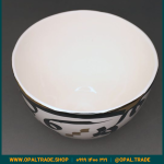 ظروف کادویی سرامیکی کاسه گود بزرگ تایپو طلا کد 80142 - Image 5