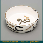 ظروف کادویی سرامیکی کاسه تخت تایپو طلا کد 80143 - Image 5