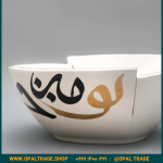 ظروف کادویی سرامیکی کاسه دولبه تایپو طلا کد 80148