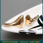 ظروف کادویی سرامیکی دیس بیضی تایپو طلا کد 80180 - Image 4