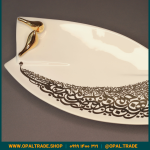ظروف کادویی سرامیکی دیس دولبه لیبل طلا کد 80184 - Image 4
