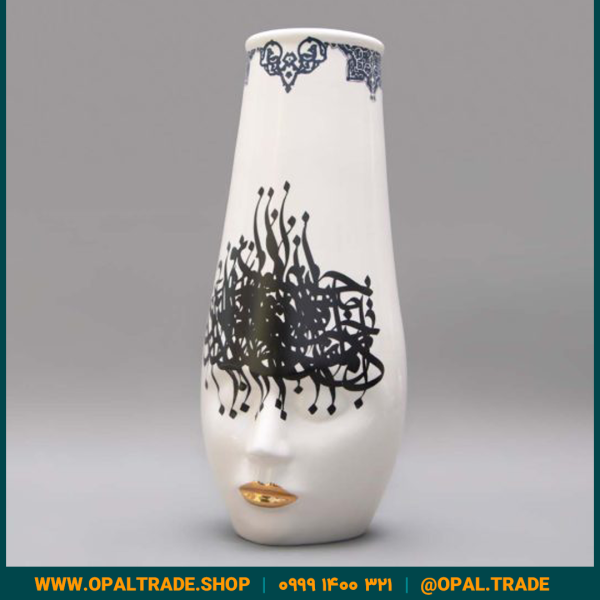 ظروف کادویی سرامیکی  گلدان ماهرو ۳ کد 80193 - Image 5