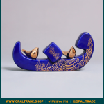 ظروف کادویی سرامیکی حرف ف نوشته طلا کد 80201 - Image 3