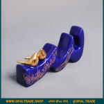 ظروف کادویی سرامیکی حرف س نوشته طلا کد 80203