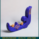 ظروف کادویی سرامیکی حرف الف نوشته طلا کد 80211 - Image 3