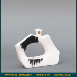 ظروف کادویی سرامیکی انار وارمر کوچک سفید کد 80230 - Image 3