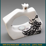 ظروف کادویی سرامیکی انار وارمر کوچک سفید کد 80230 - Image 4