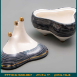 ظروف کادویی سرامیکی ظرف دربدار امکان کد 80236 - Image 3