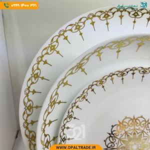 سرویس 26 پارچه کف گل طلادار دیوالی کد 60166