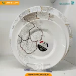 سرویس 26 پارچه گلسا طلایی قالب Bone کد 60137