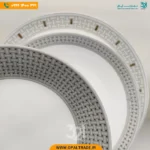 سرویس 26 پارچه هرمس طوسی قالب Diwali کد 60129