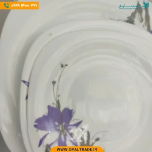 سرویس 26 پارچه جاسمین بنفش کارین کد 60184