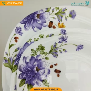 سرویس 26 پارچه نسترن بنفش کارین کد 60186