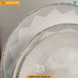 سرویس 26 پارچه آنجل طوسی دیوالی کد 60161