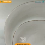 سرویس 26 پارچه کارین سفید لب طلا کد 60162