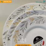 سرویس 26 پارچه ویونا طلایی قالب Bone کد 60141