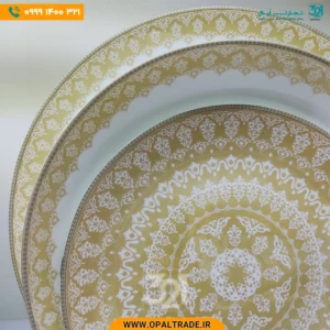 سرویس 26 پارچه ملیسا عسلی دیوالی کد 60192