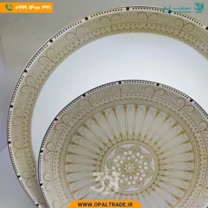 سرویس 26 پارچه رایا عسلی دیوالی کد 60193