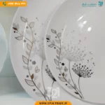سرویس 25 پارچه گرد قاصدک مشکی کد 40100