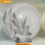 سرویس 25 پارچه گرد پر مشکی کد 40101